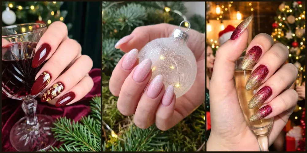 30 Stunning Christmas Almond Nail Designs for 2025 — Festive, Cute & Pinterest-Trending