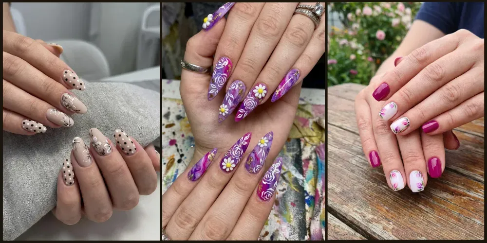 25 Cute and Easy Flower Nails for Spring 2026