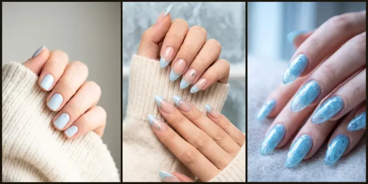 Icy Nails Are Taking Over Winter: 15 Frosty Blue & Chrome Nail Designs Everyone Is Saving