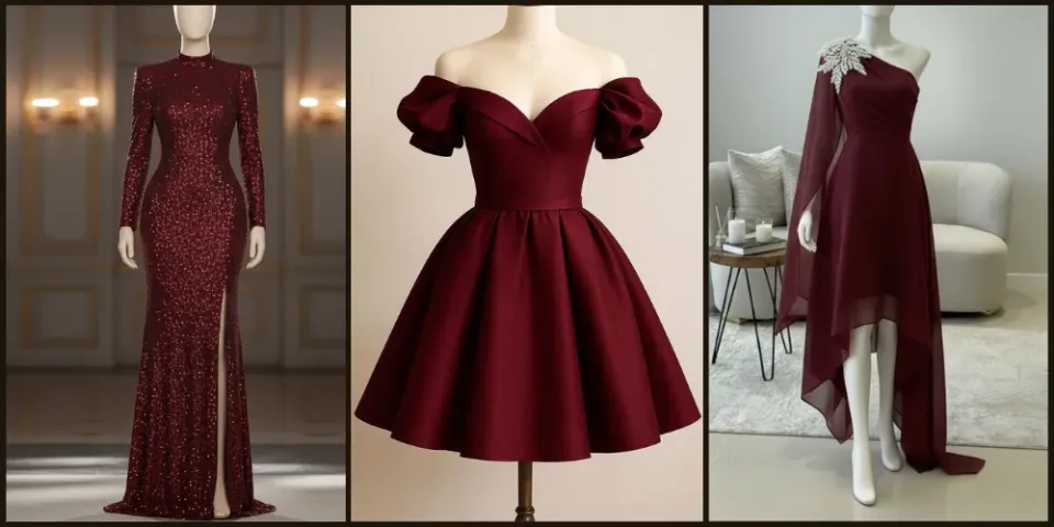 Burgundy Dreams: Unveiling Our Most Glamorous, Structurally Luxe Collection