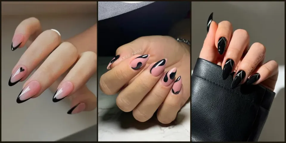 The Dark Side of Glamour: 13 Black Nail Designs That Are Anything But Basic