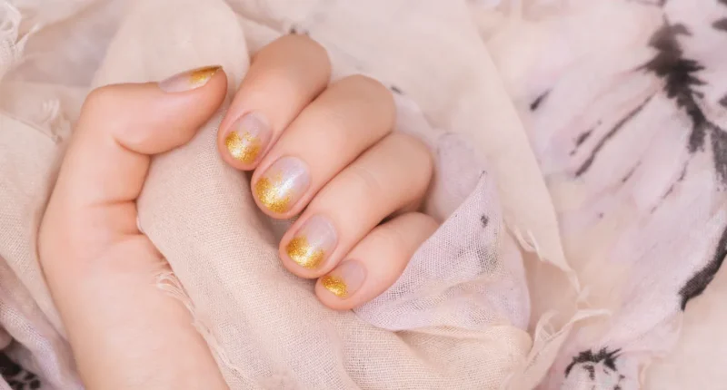 New year eve festive nail