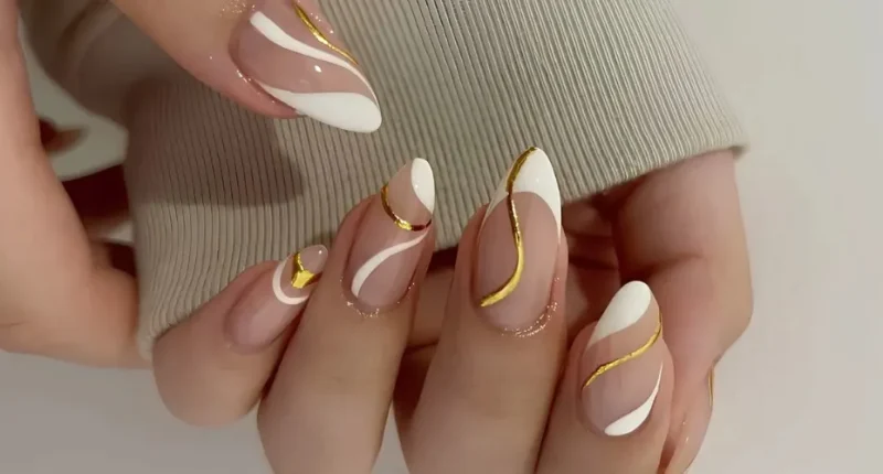10 Gold Stripe Nail Design Ideas for a Luxe Look - Spring Nail Design